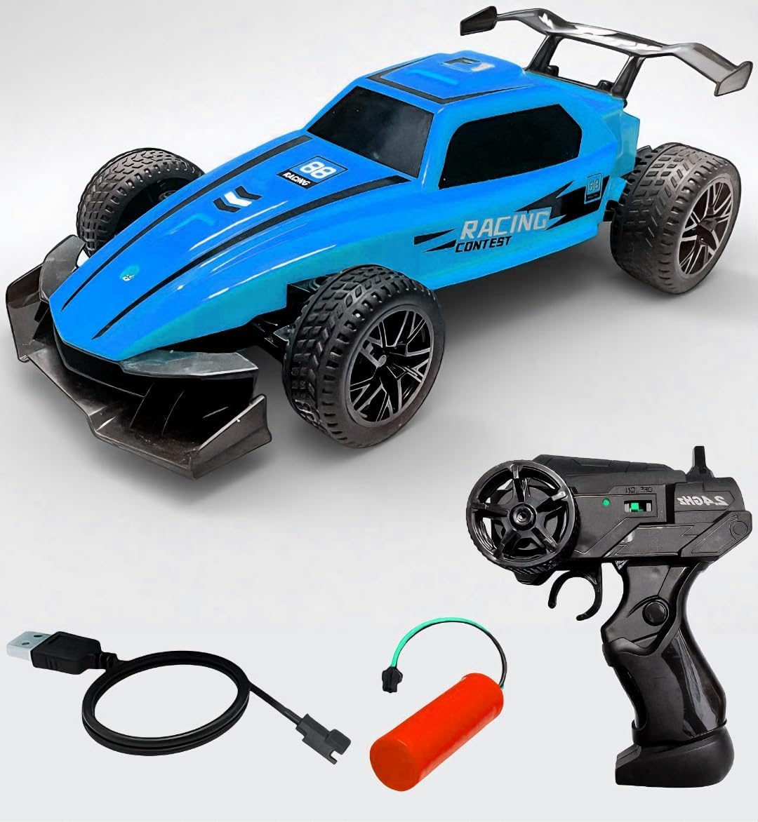 Remote Control F1 Car Rechargeable Toy for Kids 1:16 Scale High Speed Racing RC Car for Boy