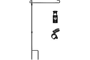 UNH Flag - Outdoor Adjustable Garden Flag Stands,Yard Flag Stands,Glass Fiber Support...