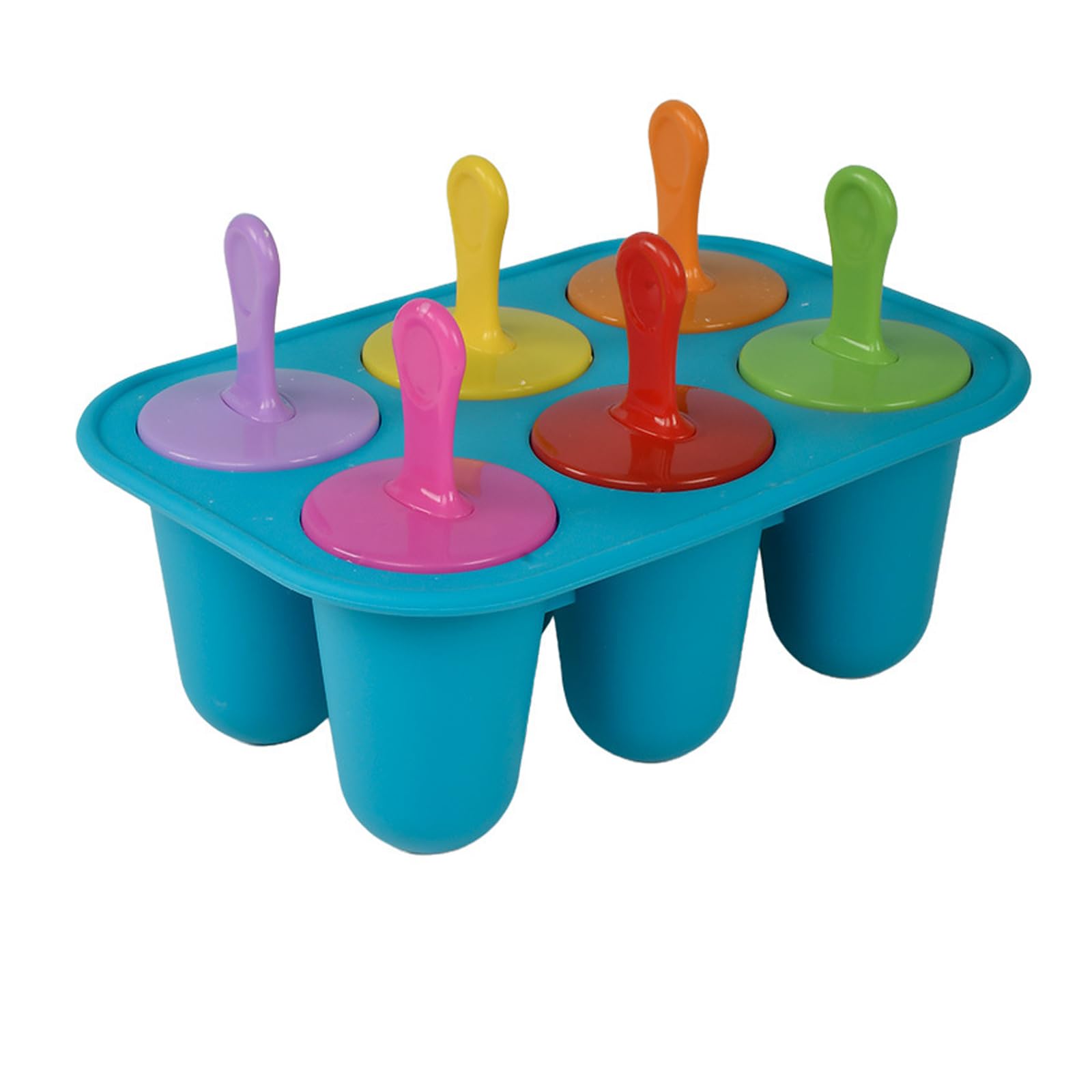 TFAOYS Silicone Popsicles Molds Set with Cover to Flavorful Ice Creams and Fruit Rod Safe Freezing Treat Molds Kids Ice Popsicles Maker
