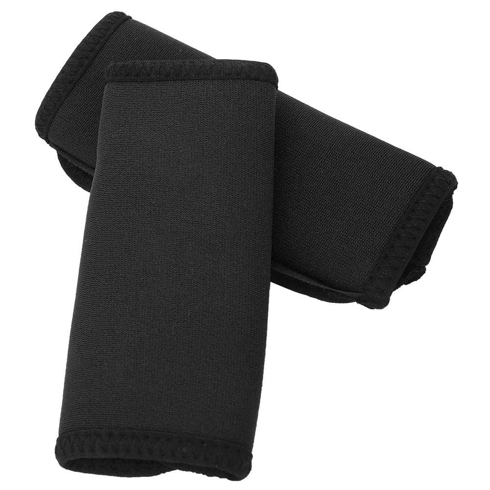 Alomejor 2PCS Kayak Paddle Grips Neoprene Non-Slip Paddle Grips Prevent Blisters and Callus for Canoe Boat Kayak Water Sports (Black) — image 1