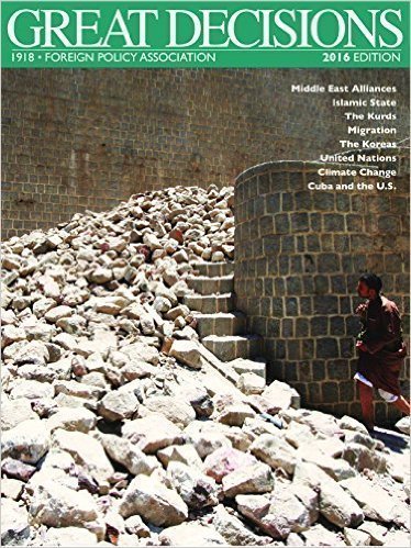 Great Decisions 2016 0871242508 Book Cover