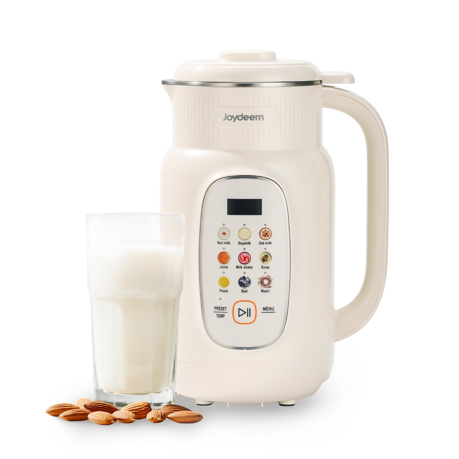 JOYDEEM Nut Milk Maker Machine pour Canadien, Température Réglable, 1369ml Noix de Pécan, Soja, Blé, Cocotier Éblouissan