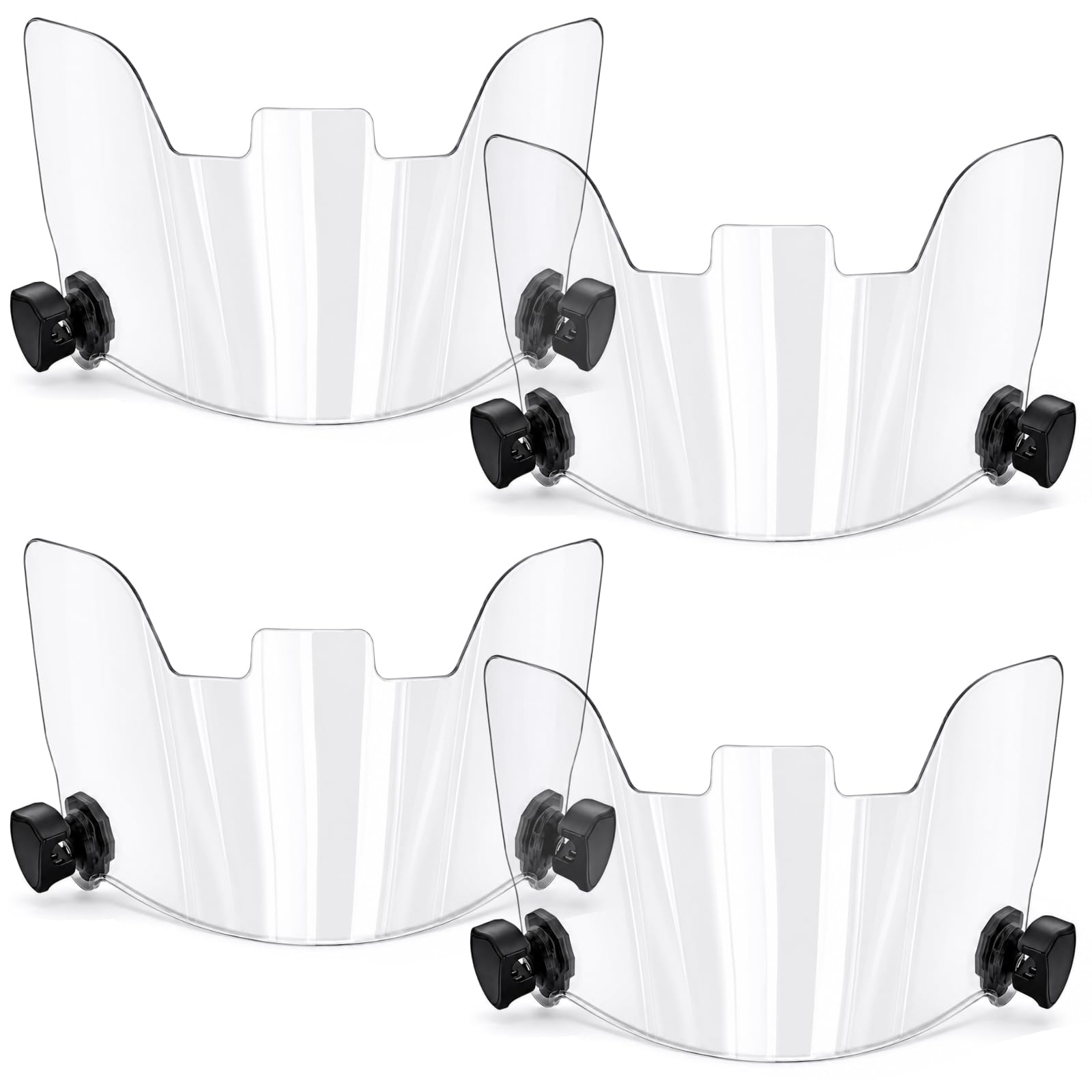 Xuhal 1/2/4 Pack Football Helmet Visor for Youth Adult
