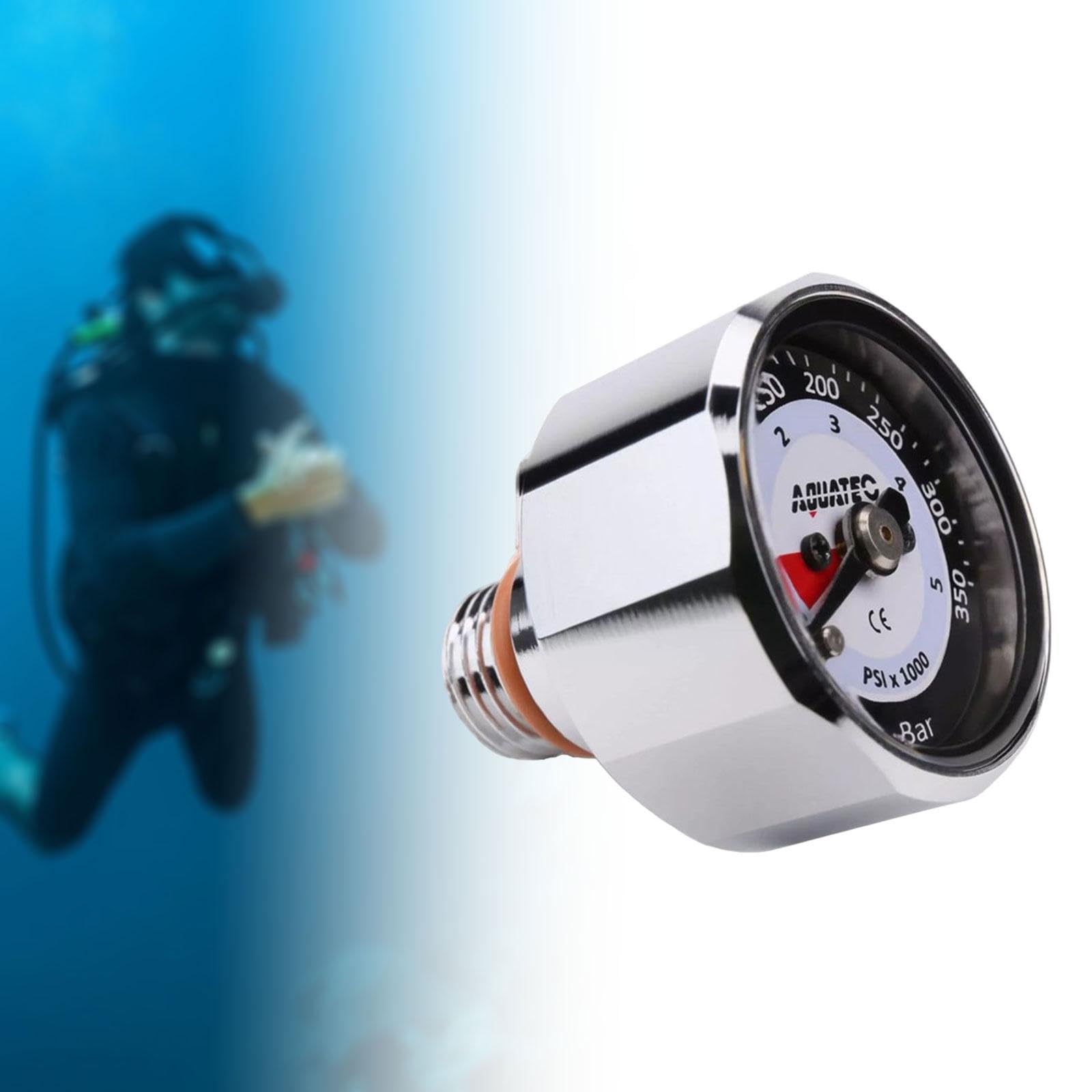 Manometro Mini Subacqueo 0-5000 Psi | compatto, leggero, facile installazione, lettura precisa