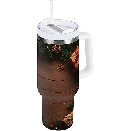 ATTX 1200ml Christmas Tree Ornament Green Bottle Neutral Bottle Brush