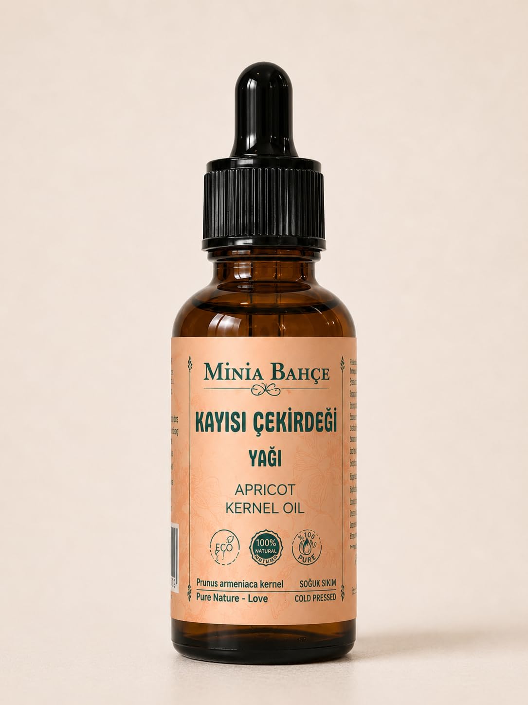 Minia Bahçe Bitki Sanat Atölyesi Kayısı Çekirdeği Yağı 30ml