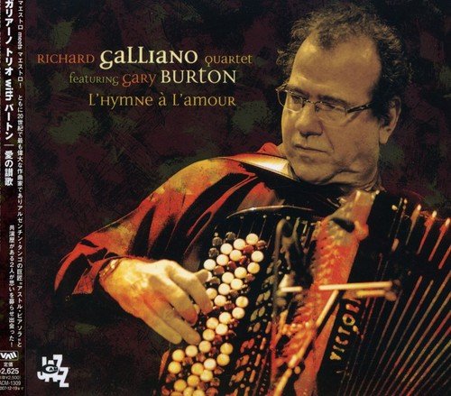 RICHARD GALLIANO QUARTET GARY BURTON - L'Hymne À L'Amour - Disque CD