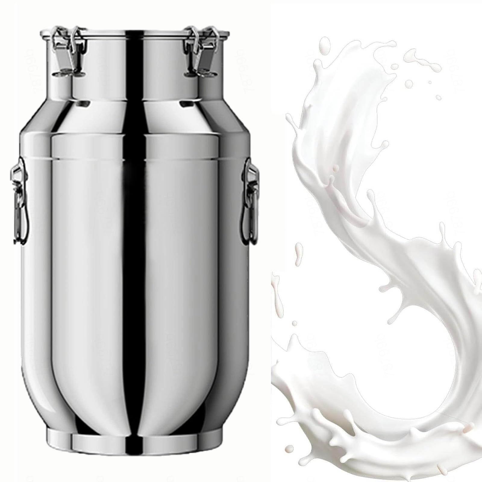 aliooila 304 stainless steel seal milk transport can with lid,A-30L