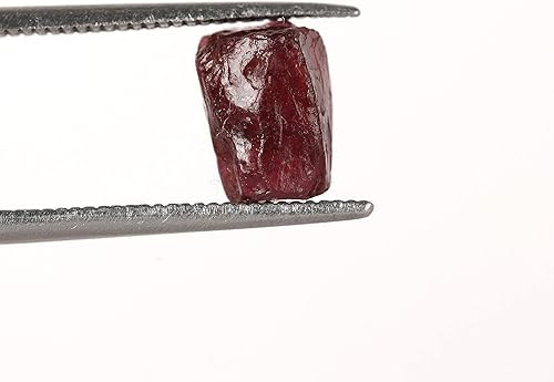 Miniatura 2 de GEMHUB Piedra natal bruta de enero áspero granate áspero 3.85 Ct. piedra preciosa para envoltura de alambre, cristal curativo para envoltura de