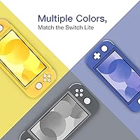 Vista 7 de MoKo Funda protectora para Switch Lite, funda de silicona, antiarañazos, absorción de golpes, antideslizante, color azul