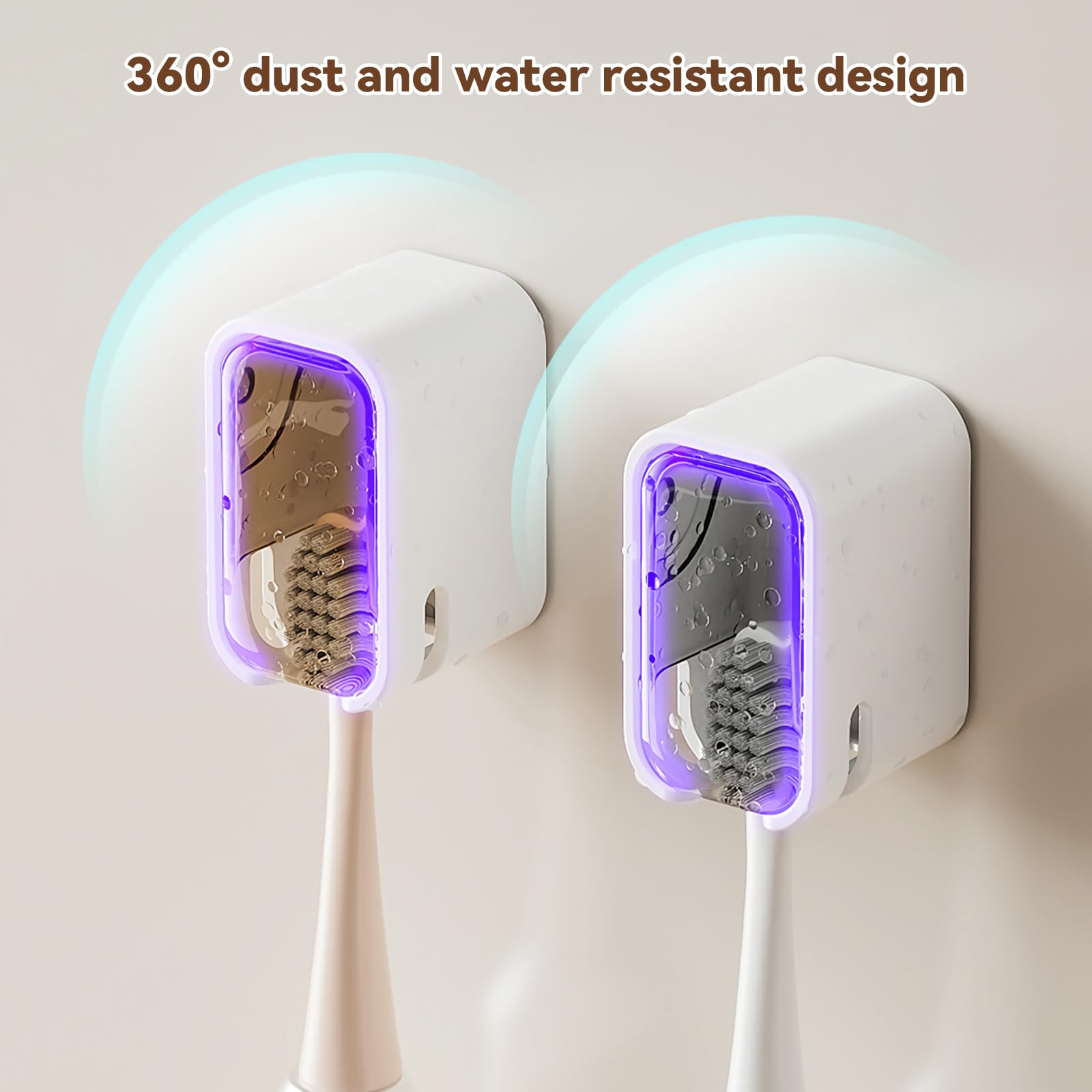 Portaspazzolino, Portaspazzolino Con 2 Scomparti, Porta Doccia, Portaoggetti Da Bagno Portaoggetti Adesivo Da Parete Per Bagno Cucina Senza Foratura 62358906