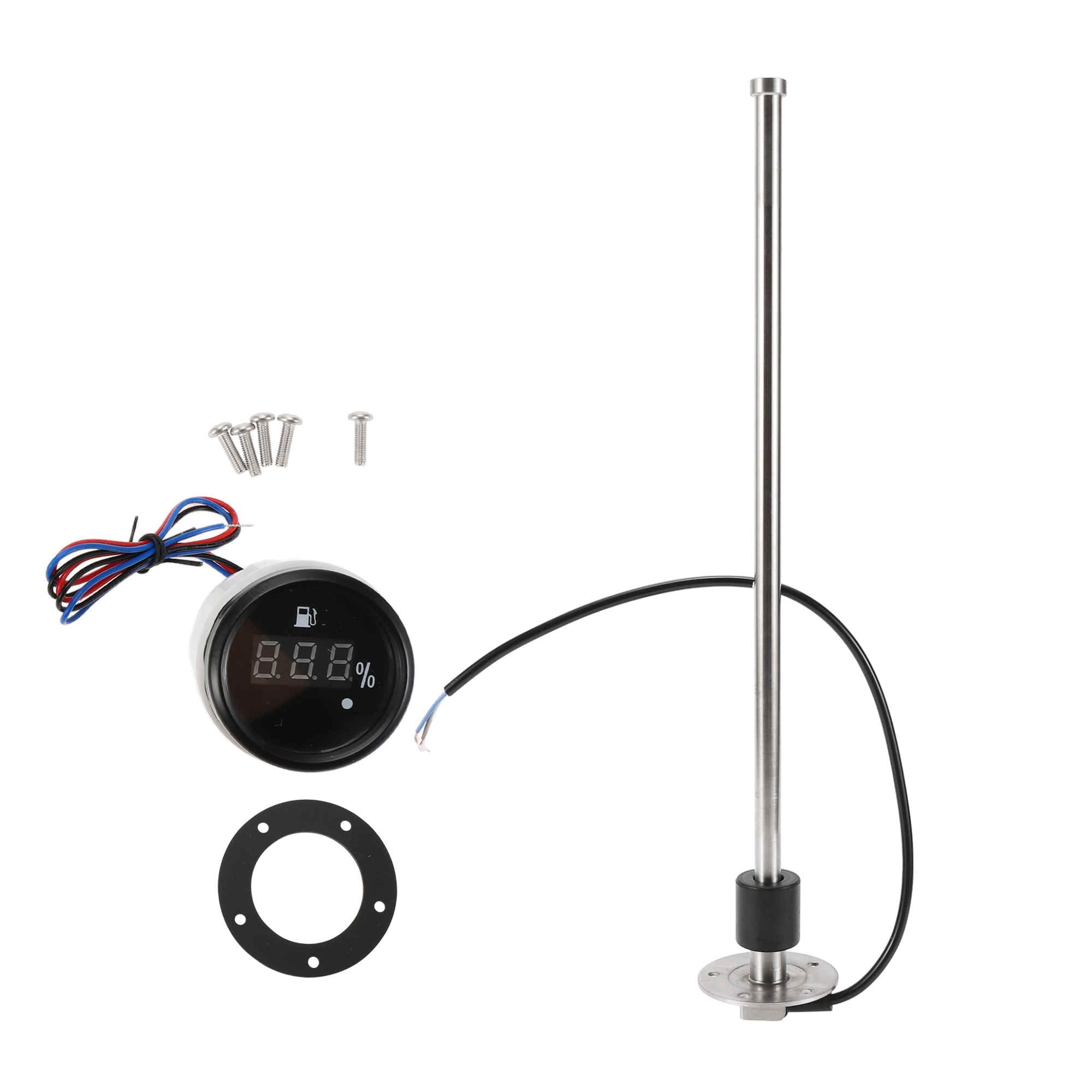 A ABSOPRO 430mm Fuel Sending Unit and Gauge Kit 16.9" for Boat Car Truck RV Fuel Sending Unit Marine Fuel Sender Unit