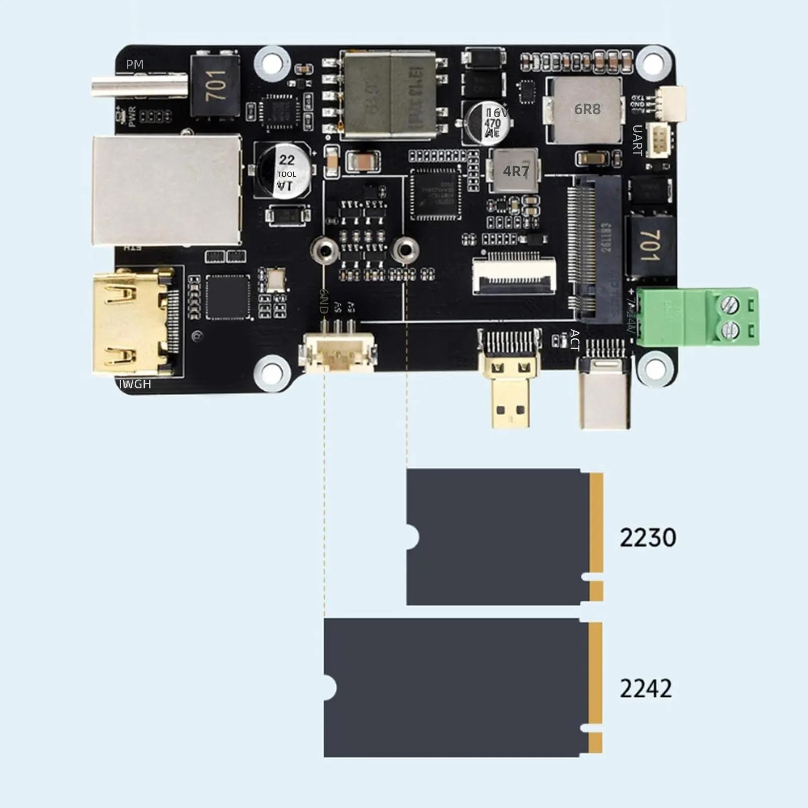 Adaptateur d'extension ruban 16 broches