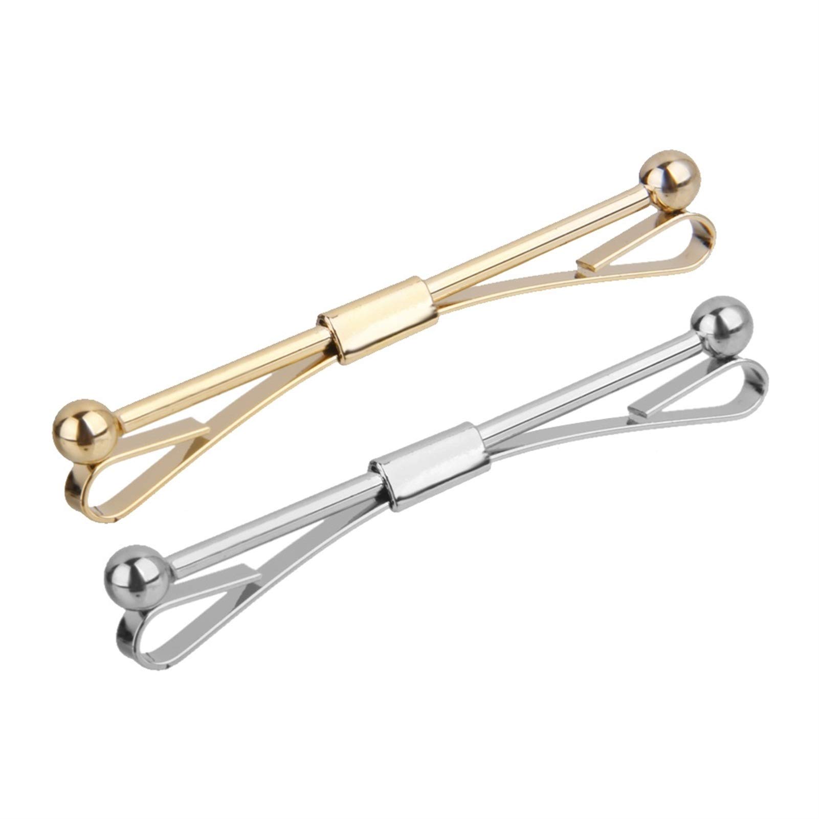 Strickjacke Clips 2 stücke Krawatte Hemd Krawatte Kragen pins Clip Verschluss einfache männer bar brosche Frauen emaille pin Abzeichen broschen für männer