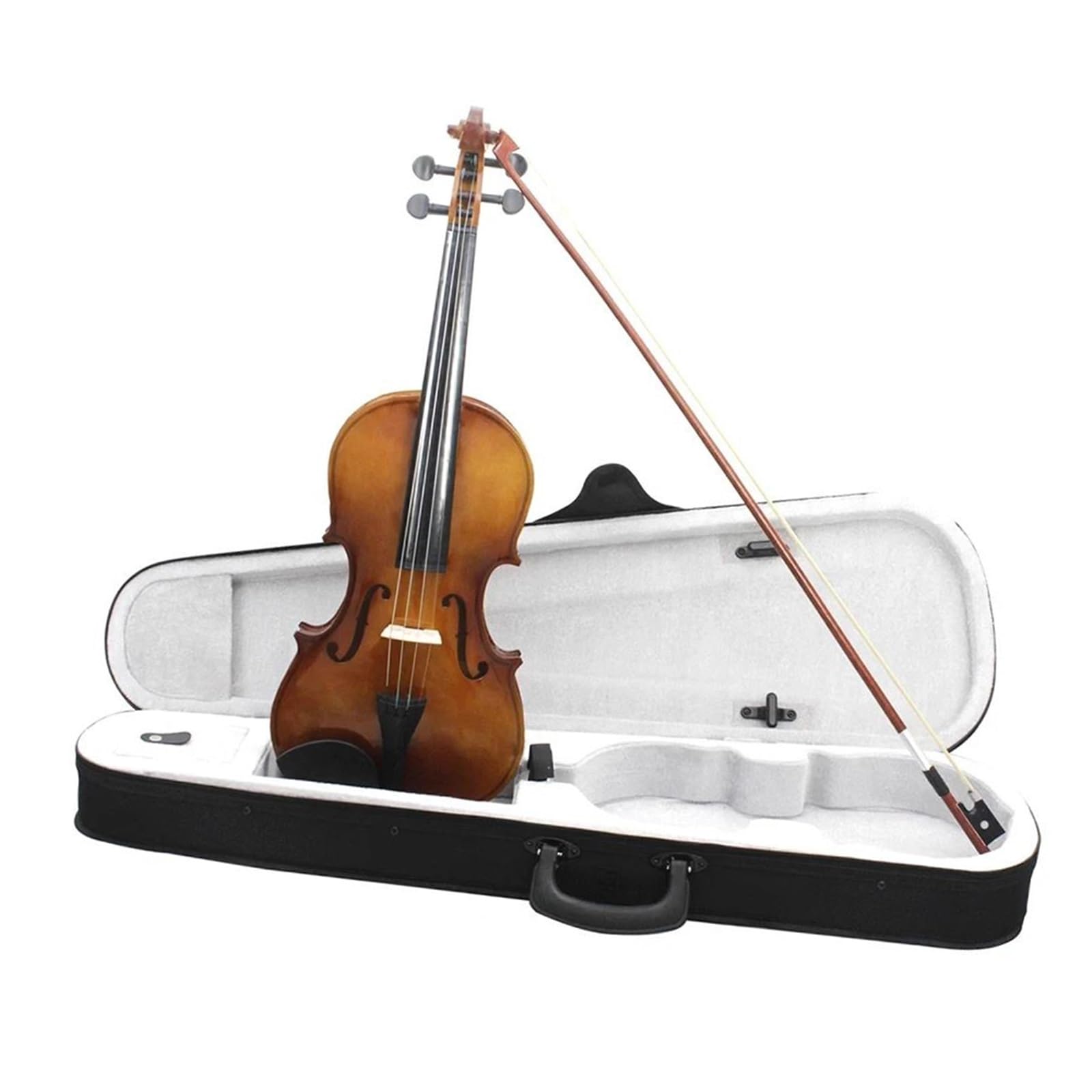 Skrzypce Dorosłych Skrzypce Akustyczne Z Drewna Lipowego 4/4 | Profesjonalny instrument z ABS + litego drewna z walizką(Violin)