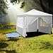 Hikole Carpa 3x3 Cenador Plegable Impermeables Carpas de Jardin Pop Up Gazebo...