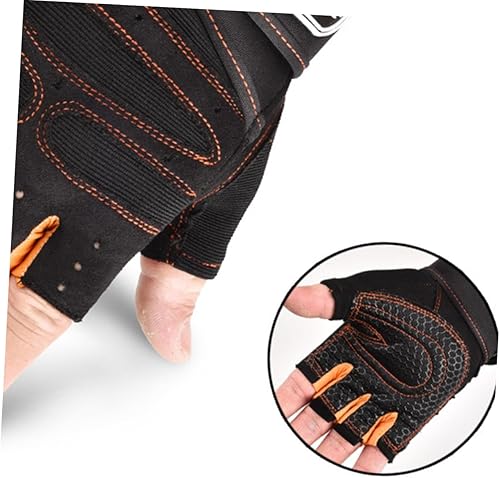 Miniatura 2 de Yardwe 2 Pairs Gym Gloves Mittens for Men Guantes De Gym para Hombres Men Workout Gloves Biker Gloves for Men Sport Gloves Mens Gloves Sports Gloves