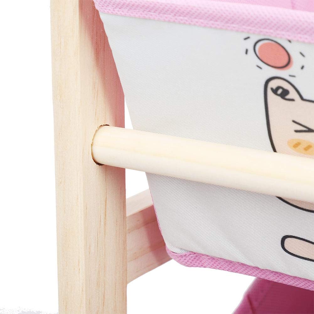 Estante de Almacenamiento para niños con diseño de Dibujos Animados, Caja de Resistente para Juguetes, solución Funcional y Divertida para organización Infantil, Color