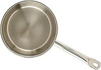 Vista 7 de Winco Cacerola de acero inoxidable resistente con tapa, 3.5 cuartos