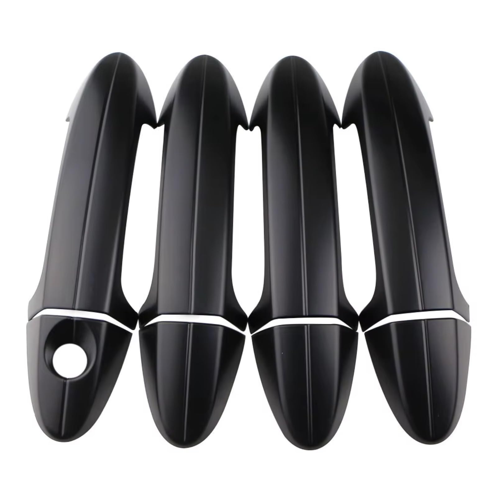 Qdzvalumv Common Style Car Door Handles Cover Shell Compatible With For Ecosport 2013-2019 For Fiesta 2009-2013 Car Exterior Door Handle Cover Sticker Trim Accessories Set(Common Style)