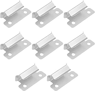 Biaungdo 8 Pcs 7mm 3D Printer Clip, Stainless Steel Ender 3 Glass Bed Clips Clamp 3D Printer Fix Clamp Compatible with Ender 3 V2, Ender 3S, Ender 3 Pro, Ender 5 Pro, Ender 7 CR-20 PRO CR-10S Pro
