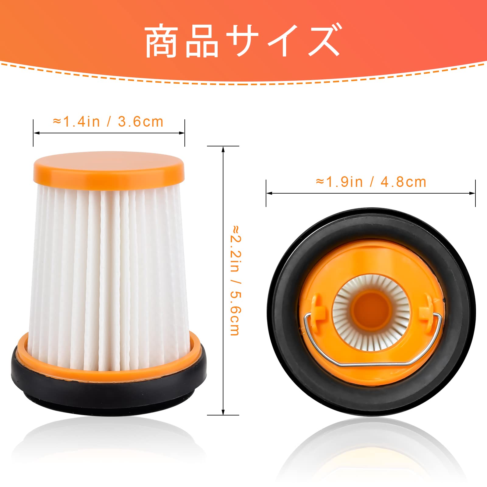 Amazon.co.jp: シャーク用掃除機フィルター交換用 4つのShark XFF200J