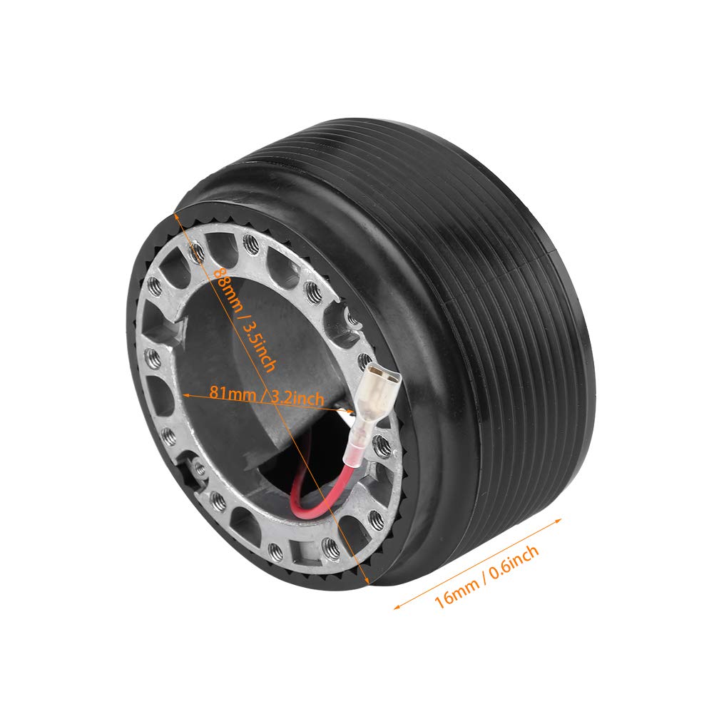 Adaptateur de Volant, Adaptateur pour démontage Rapide de moyeu R ing Hub à 6 Trous pour Volant de Voiture pour MX3 MX5 MX6 323 626 moyeu 306