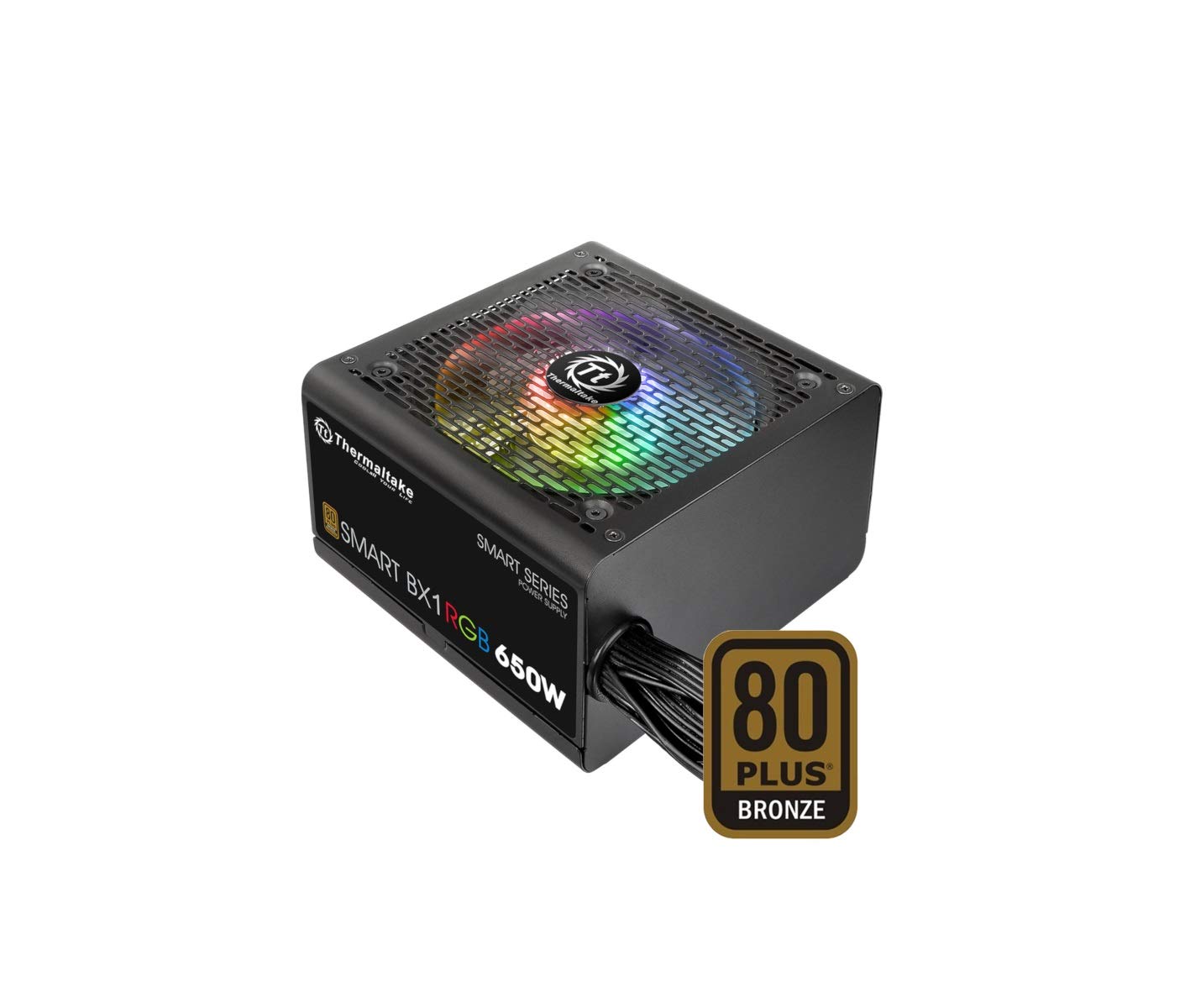Thermaltake Smart BX1 RGB - Fuente de alimentación para PC (650 W) Color Negro