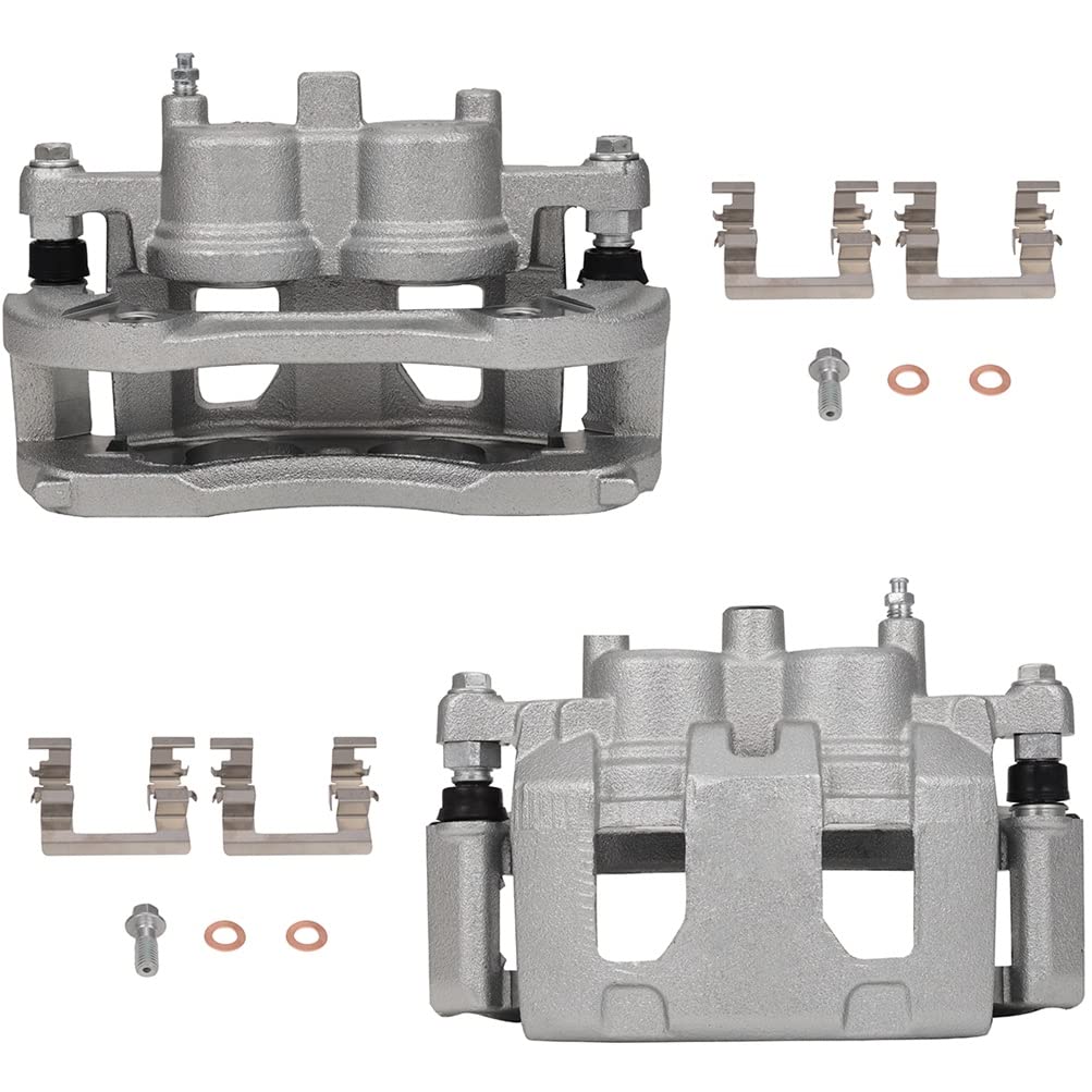 SCITOO 18B4988 18B4989 Front Left &amp; Right Disc Brake Calipers With Bracket