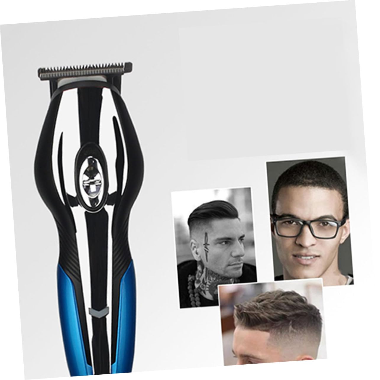 Kit Elettrico Da Uomo Multifunzione Usb Ricaricabile, Rasoio a Testina Con Epilatore Naso e Pinzette, Accessori Da Portatile Per Cura Del Viso e Barba in Viaggio
