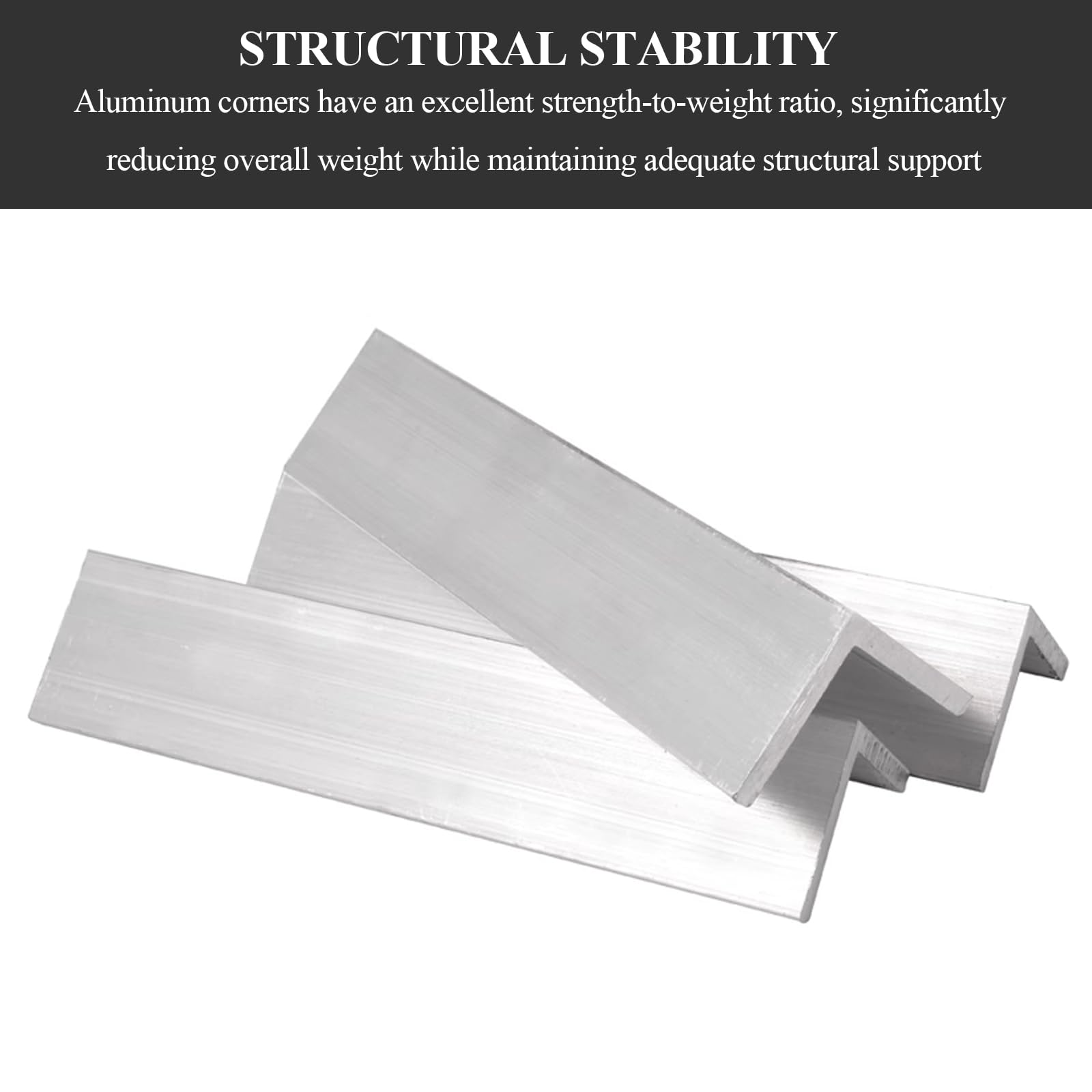 DFDPAXL 6061 Aluminum L-Shape Angle, Aluminium Angle Trim Extruded Aluminium Corner Wall Edge Protector Length 500Mm For Building Construction,25×25×2×500mm - View #6