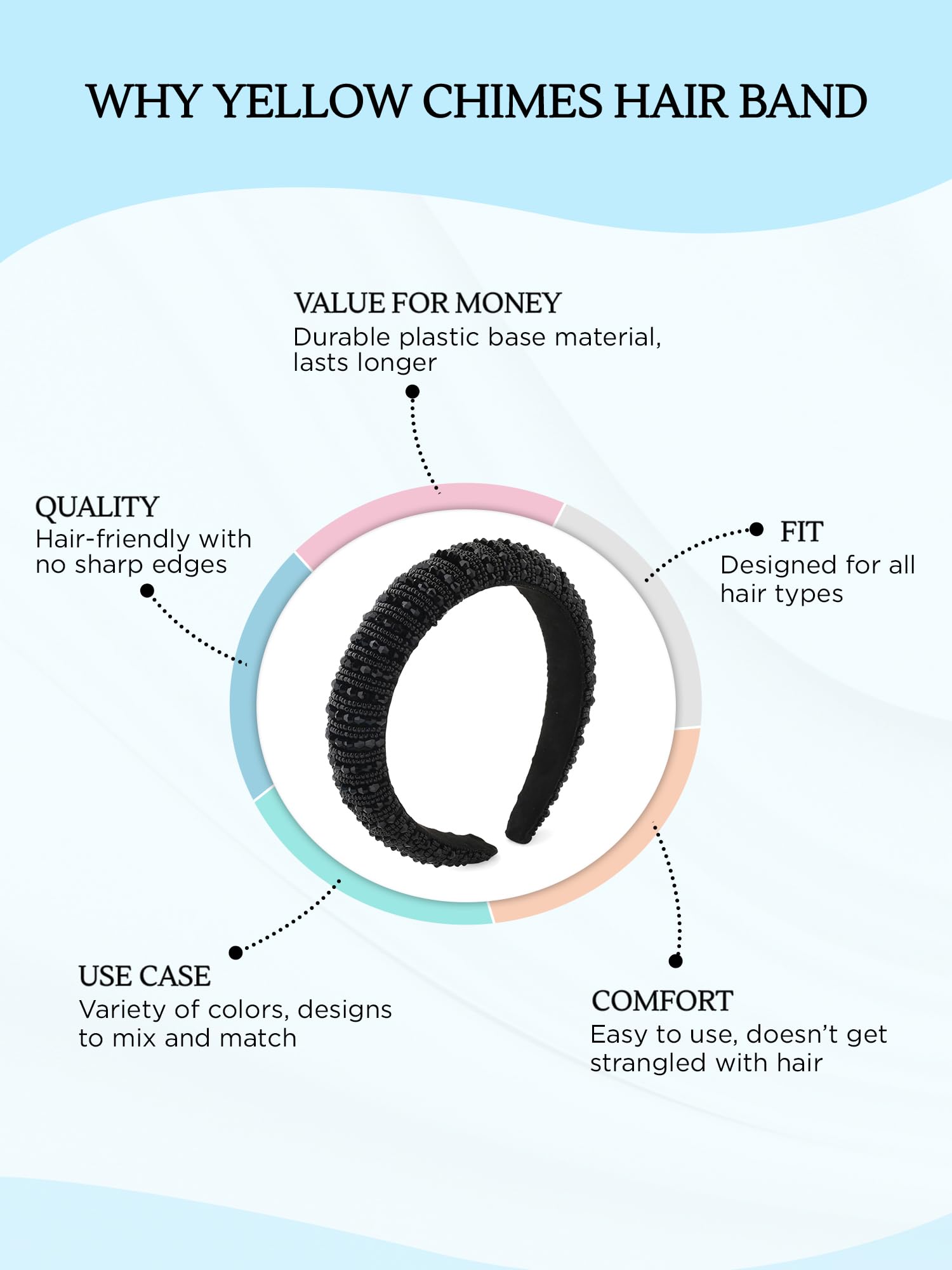 Broad Headbands Hair Bands for Kids