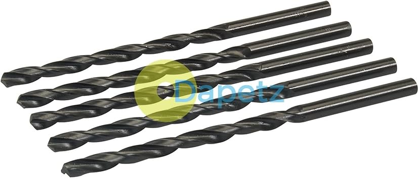 Dapetz Qaulity 5Pk Metric HSS-R Long Series Bits 7.5 X 157mm - Hand Tool Drills