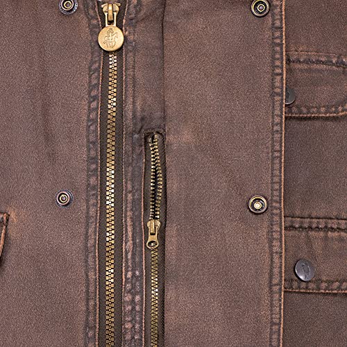 Image of OUTBACK TRADING Men's 29742 Cobar Berber Lined Cotton Outdoor Casual Western Vest