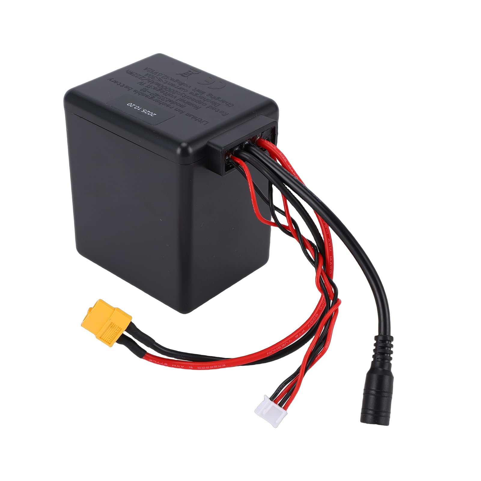 HUIOP Batería recargable de iones de litio de 12 V, 20000 mAh, control remoto de alta potencia, para barco de cebo de pesca V030 GPS