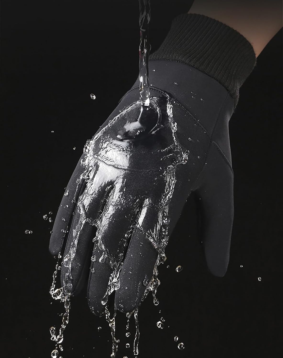 Starsouce Adult Winter Touchscreen Gloves Warm Windproof Water-Resistant Snow Gloves for Cycling Driving Hiking