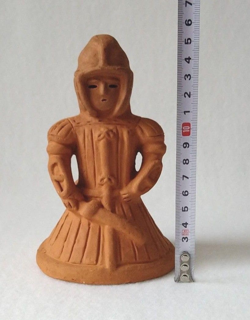 Amazon.co.jp: 埴輪 はにわ 短甲武人 土偶 陶器 素焼き 置物