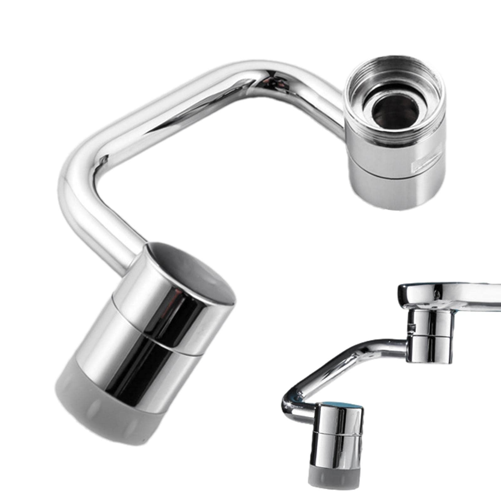 Jildouf 1080 Kitchen Sink Faucet Extension - Multifunctional Kitchen Extension Tap,Robotic Arm Adapter Kitchen Sink Faucets Bubbler Nozzle
