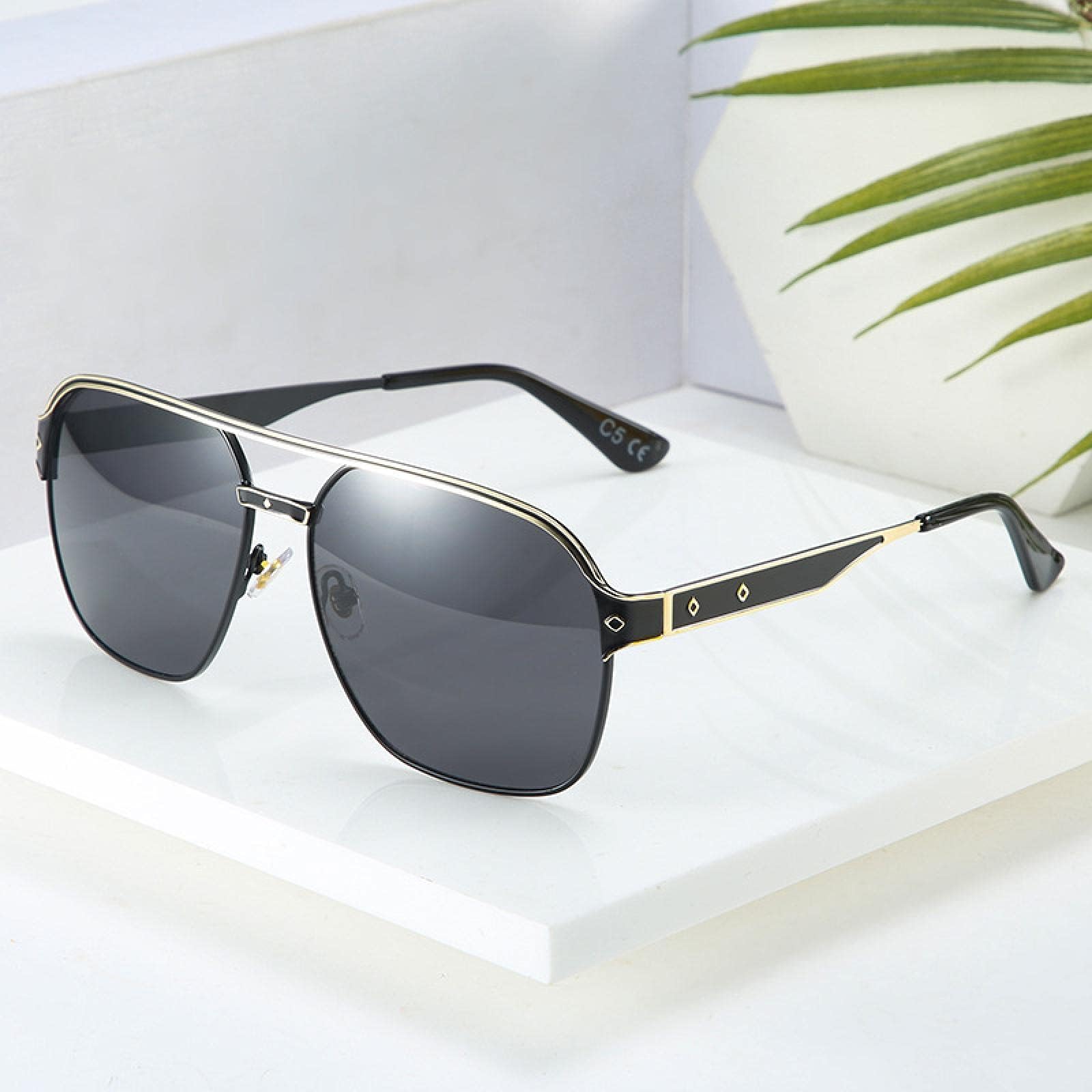 BANLVSunglasses women's double beam glasses street photography sunglasses