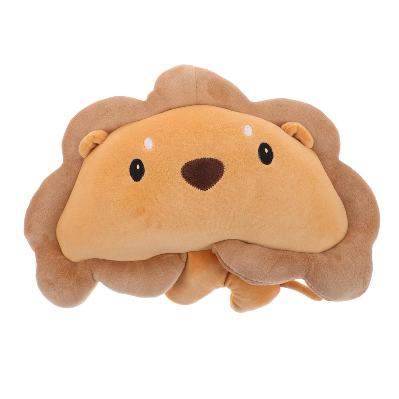 HAPINARY Headrest Pillow for Car Plush Lion Pillow Universal Seat Headrest Soft Car Seat Cushion Toy Anime Decor