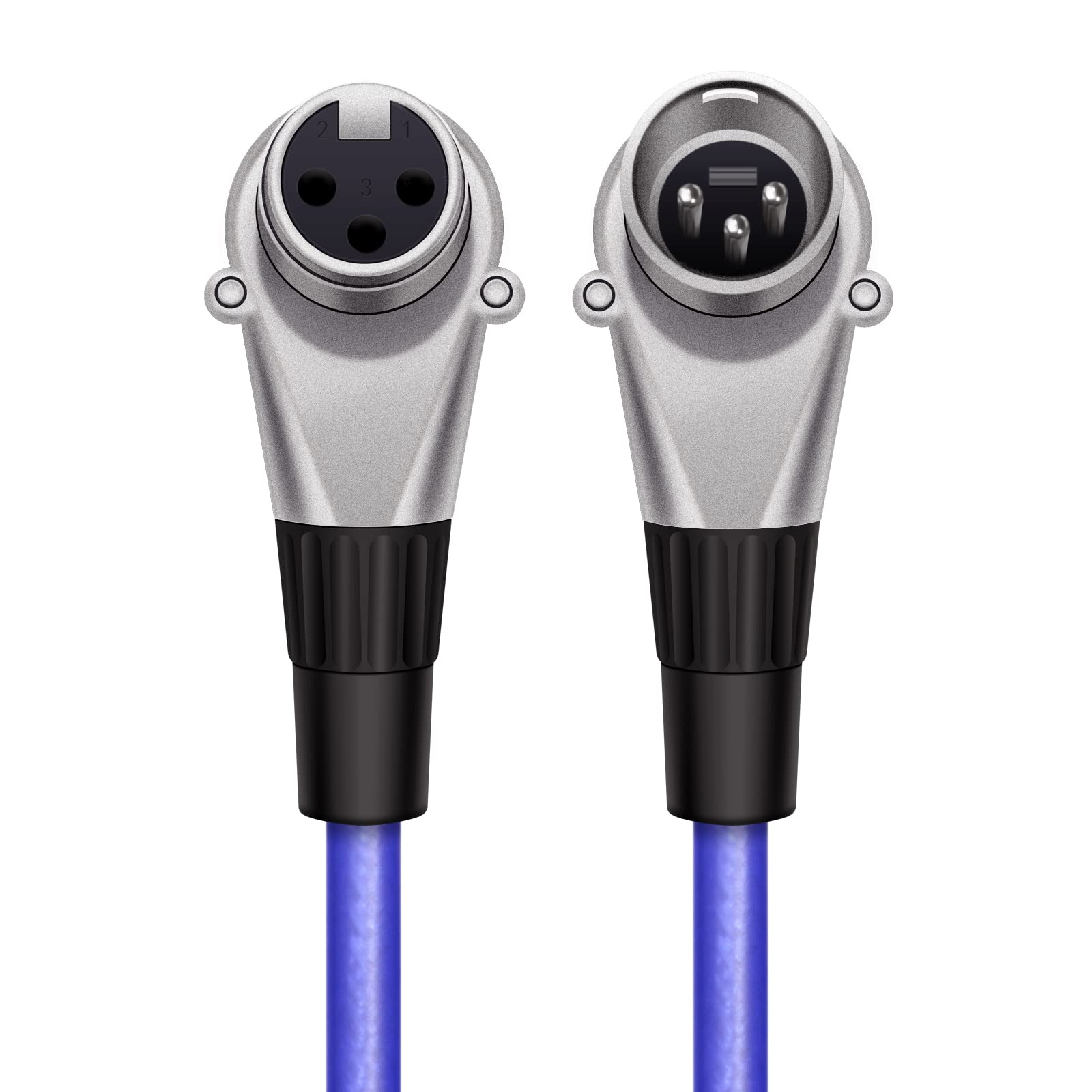 Amazon.co.jp: luxferre 3ピン XLR オス L字型 3ピン XLR メス L字型