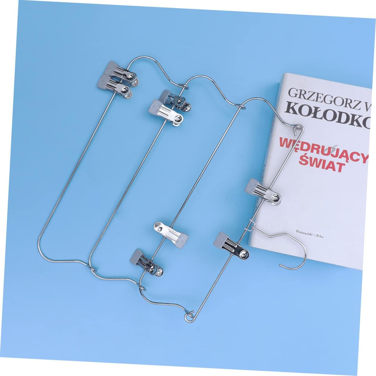 Multifunctional Clothes Pants Skirt Hanger with Clips, Multiple Layers