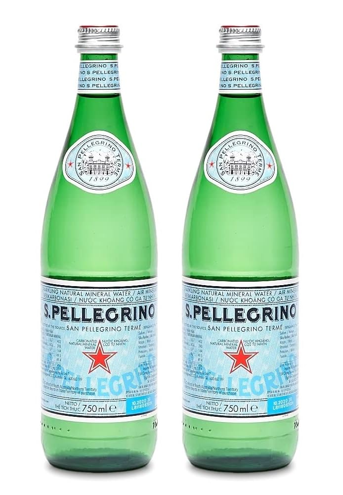 Sann Pellegrino Sparkling Natural Mineral Water Green Glass Bottle Each 750ml (Pack Of 2) (B0CSCRQKFD) Amazon Price History, Amazon Price Tracker