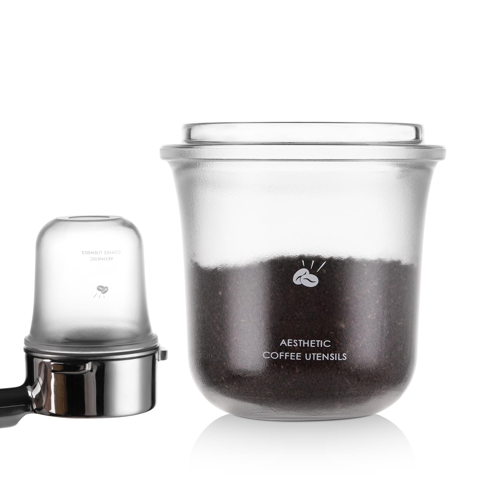 Espresso Coffee Dosing Cups Compatible with 58mm Portafilters - Food-Grade Tritan, Stackable Design for Easy Storage, Perfect for Breville, Barista Express, and Coffee Machine Accessories