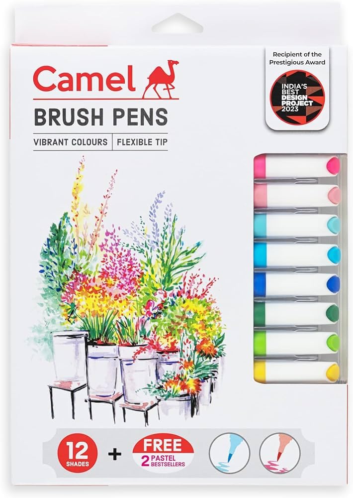 Camel Brush Pens 27 shades — Amazon image 8