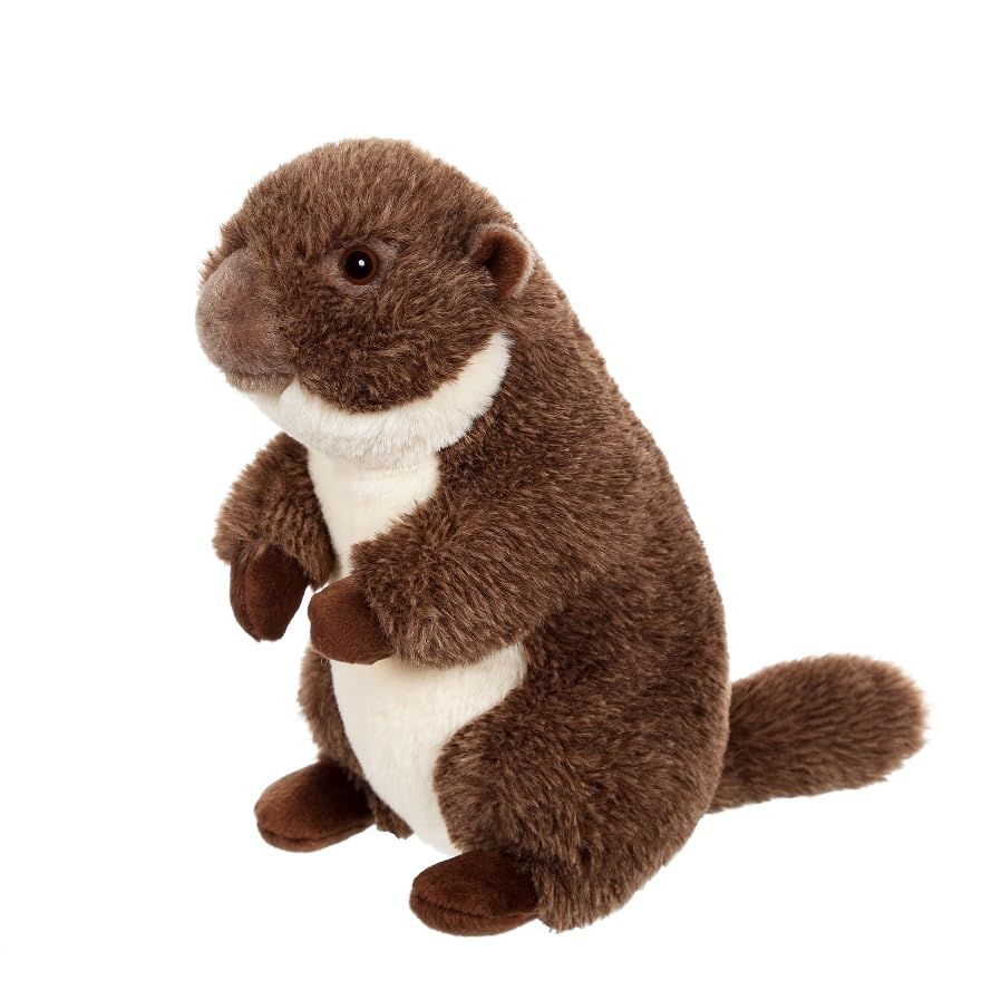 Gipsy Toys – Peluche MARMOTTE Marron - 23 CM