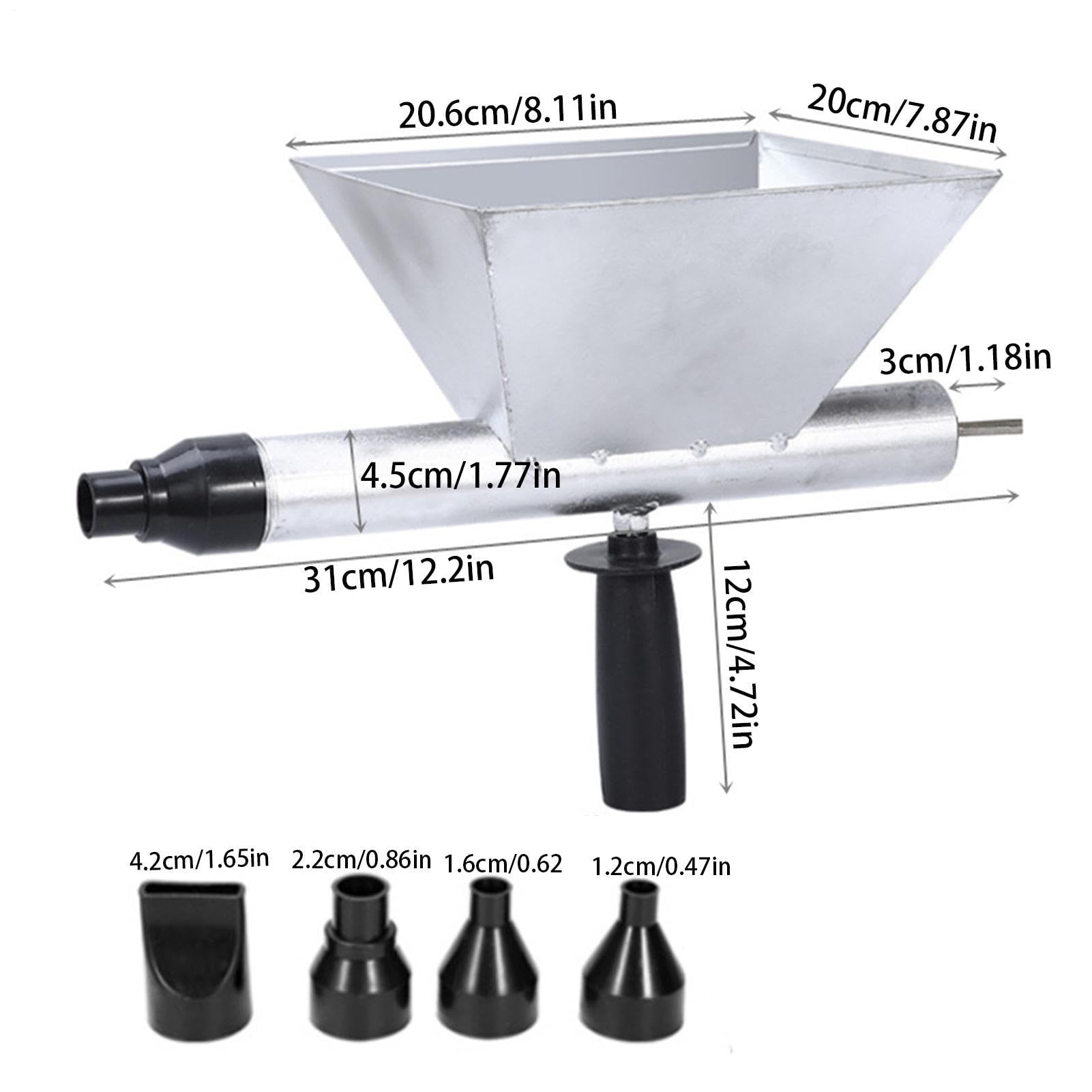 Herramienta de lechada de mortero, aplicador de cemento, relleno manual de | juntas, diseño de boquilla resistente, mango ergonómico, control de gatillo suave para aplicar sellador de mortero o entre