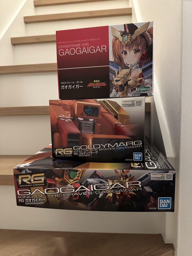 Amazon.co.jp: 未組立 RG ガオガイガー ゴルディマーグ クロスフレーム 