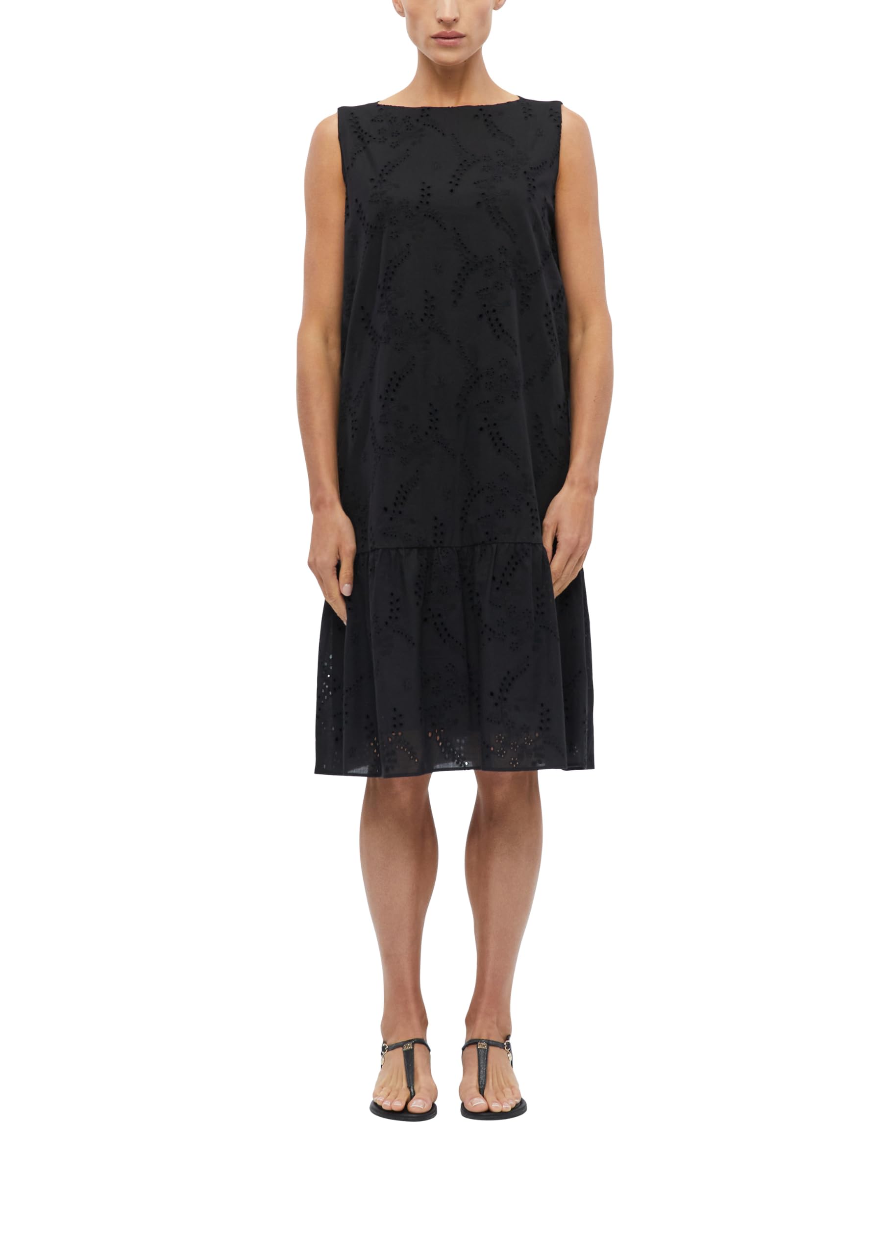 s.Oliver Women's 2180976 Dress, Black, 18