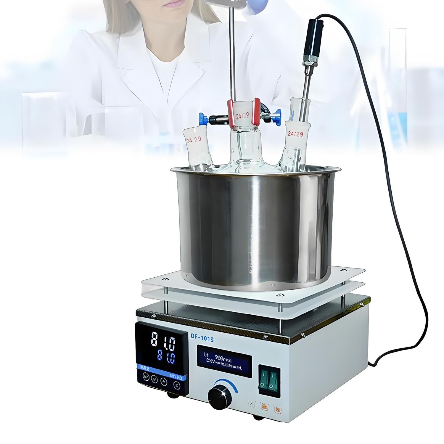 Mieszadło magnetyczne z funkcją ogrzewania, laboratoryjna łaźnia wodno-olejowa 3 l/5 l/10 l/15 l z mieszadłem magnetycznym, urządzenie do mieszania magnetycznego z funkcją gromadzenia 15L